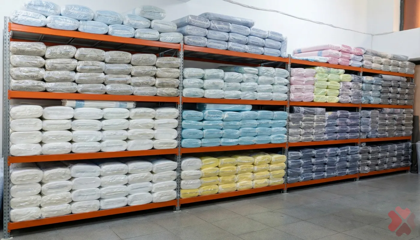 Çiçek Raf Sistemleri tekstil modüler raf