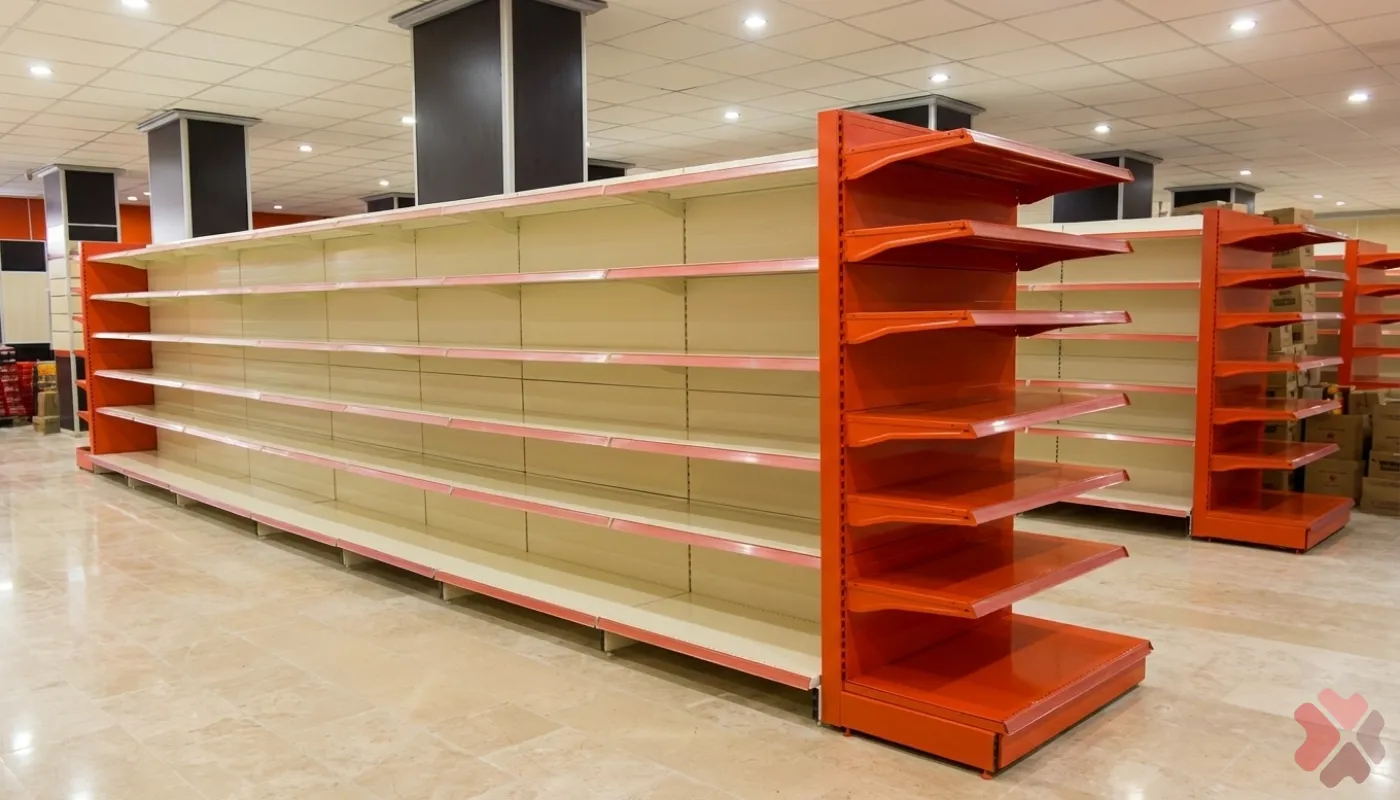 Çiçek Raf Sistemleri Marketler için dayanıklı ve modüler raf sistemleri