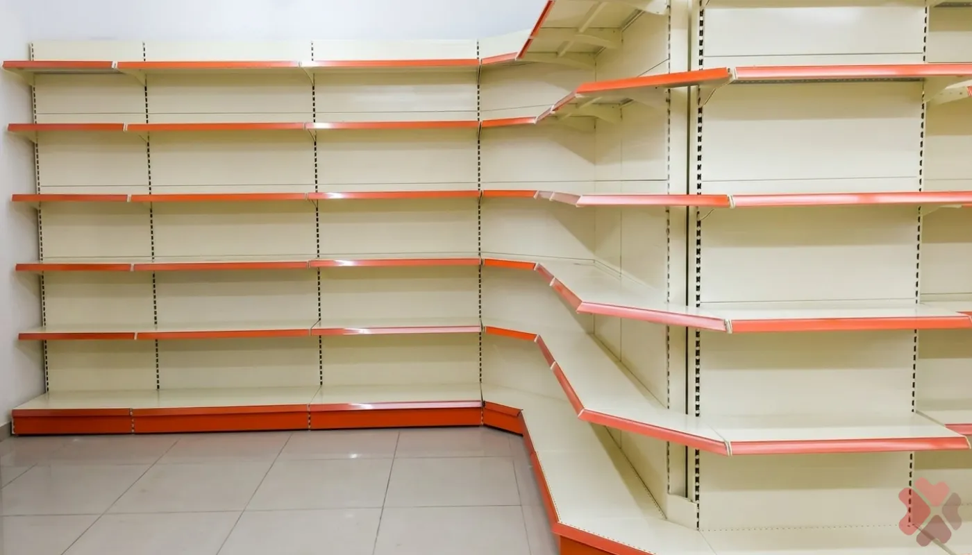 Çiçek Raf Market ürün teşhir rafları ile düzenli ve estetik sunum