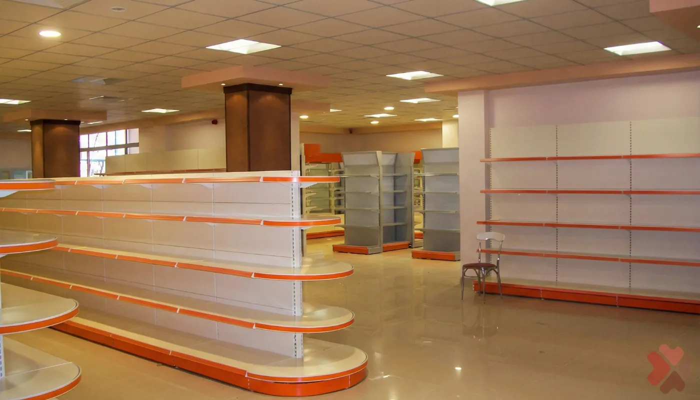 Çiçek Raf Sistemleri Orta alanlar için çift yönlü market raf üniteleri