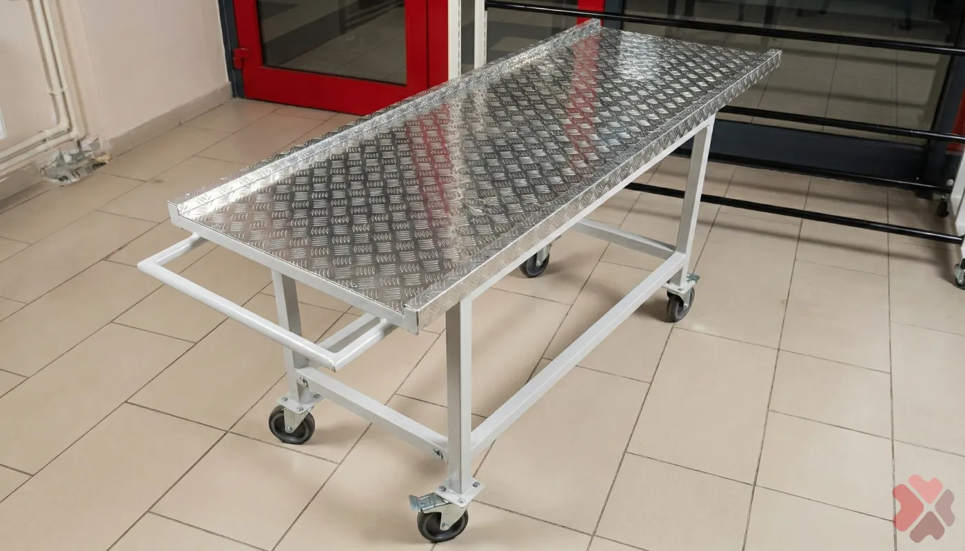 Çiçek Raf Sistemi özel amaçlı yük taşıma arabası