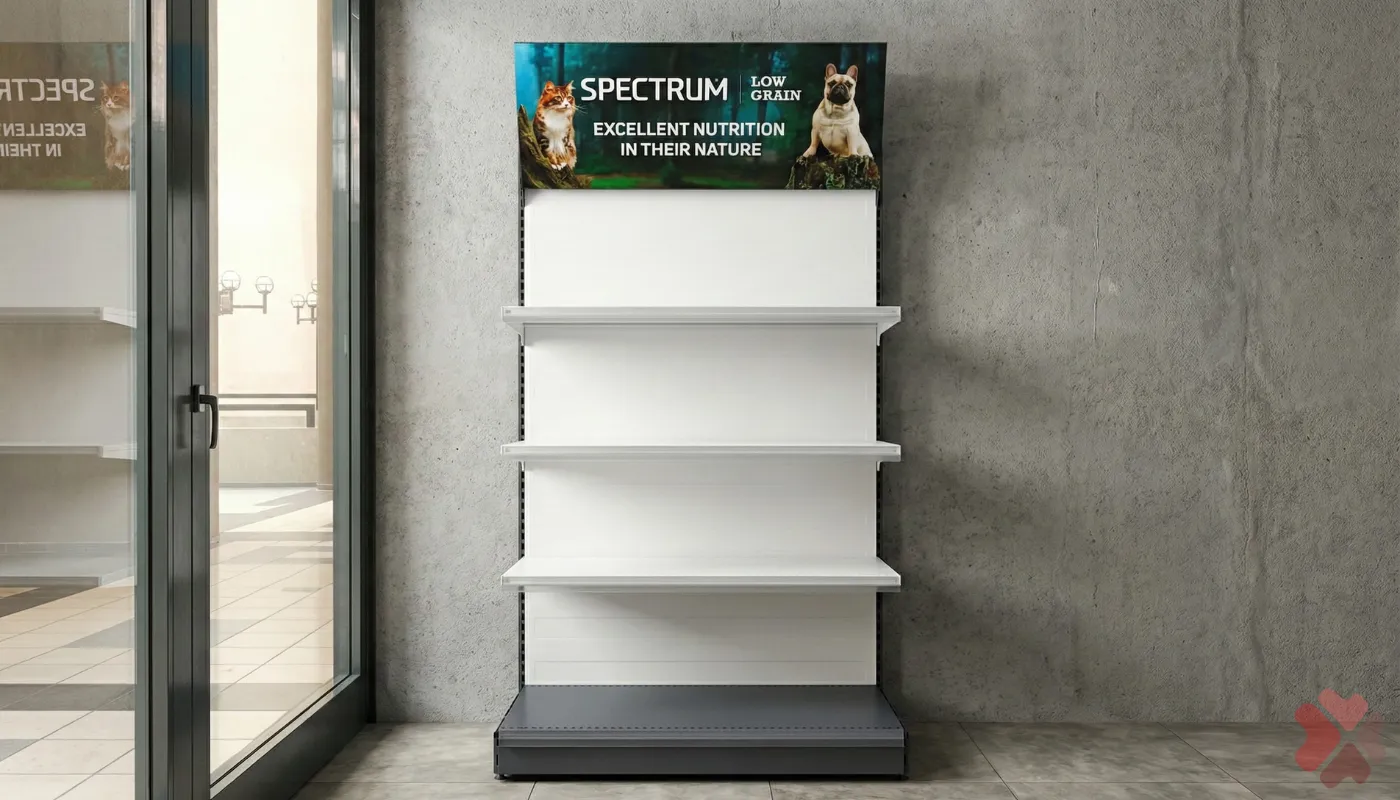 Çiçek Raf Sistemi promosyon stand üniteleri